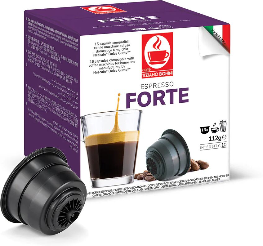 Caffè Bonini 96 Capsule Forte compatibili con sistema NESCAFÉ® Dolce Gusto®