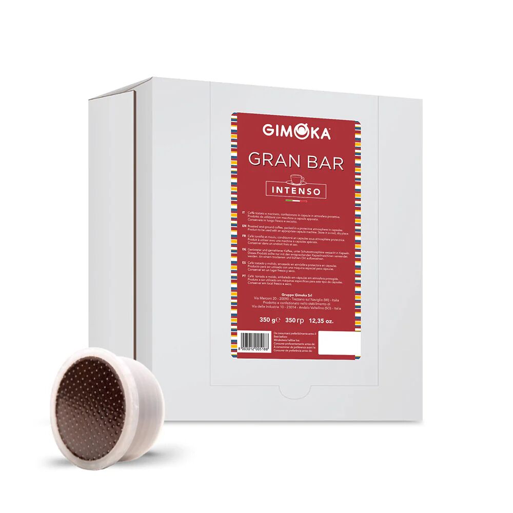 Gimoka 50 Capsule Gran Bar compatibili con sistema Lavazza Espresso Point