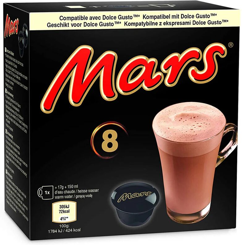 MARS 8 Capsule compatibili con sistema NESCAFÉ® Dolce Gusto®