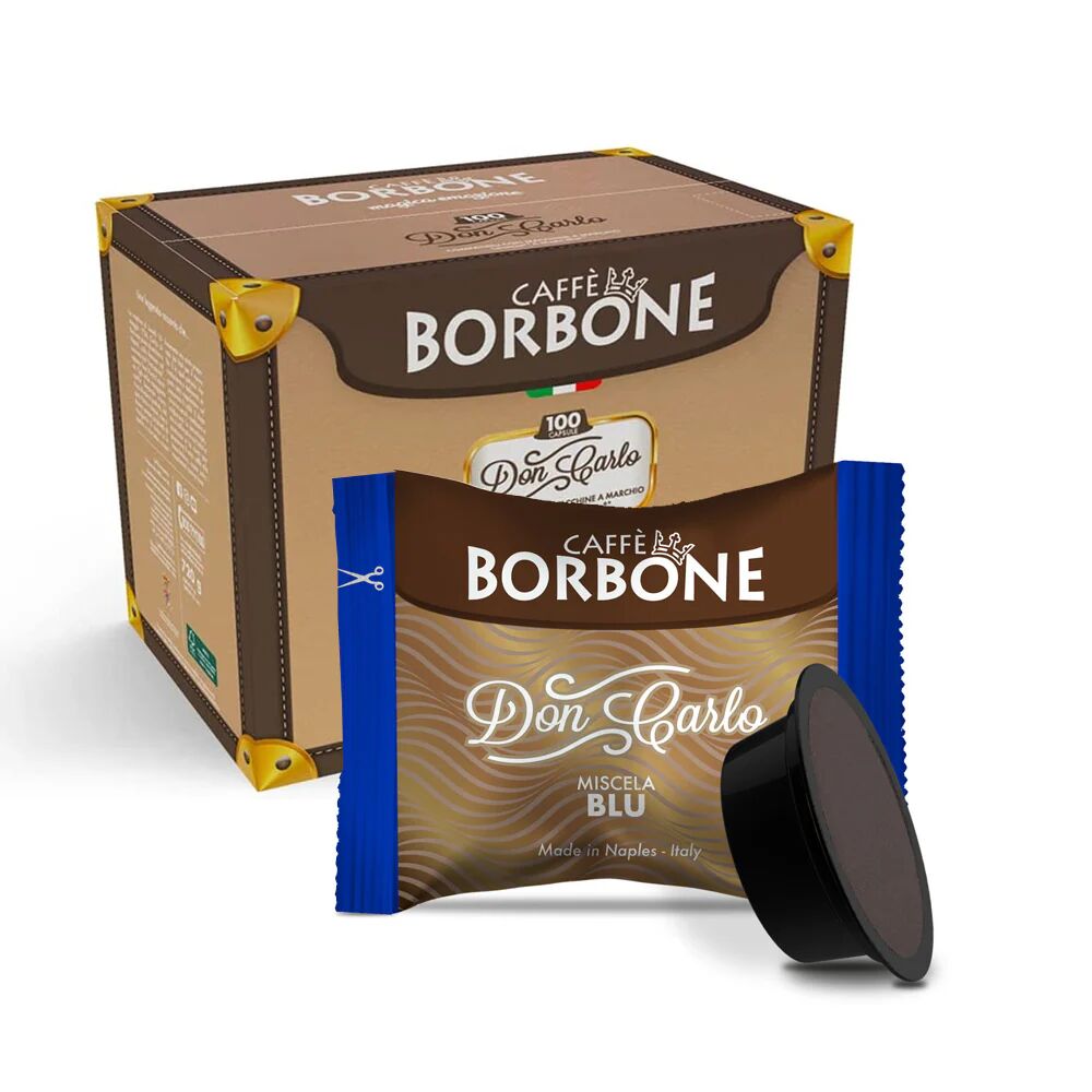 Caffè Borbone 50 Capsule Lavazza Amm Miscela Blu compatibili con sistema Lavazza a Modo Mio