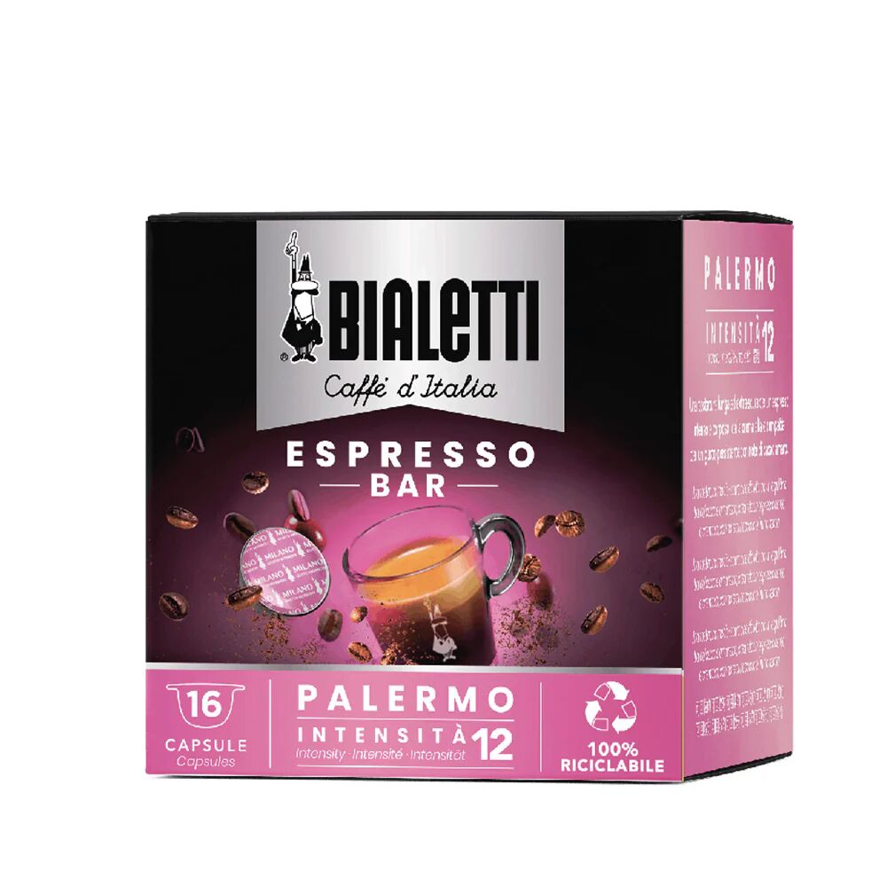Bialetti 16 Capsule Palermo compatibili con sistema Mokespresso