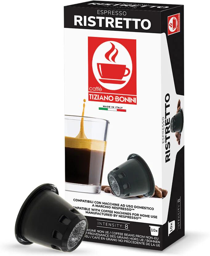 Caffè Bonini 100 Capsule Ristretto Compatibile compatibili con sistema Nespresso®