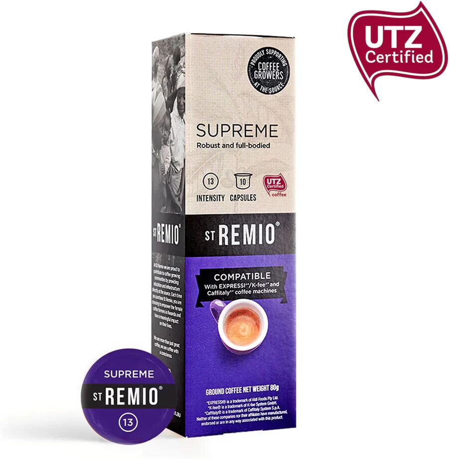 st remio 10 Capsule Supreme Utz compatibili con sistema Caffitaly