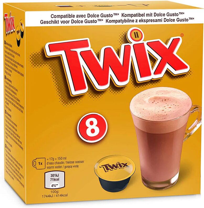 MARS 8 Capsule Twix compatibili con sistema NESCAFÉ® Dolce Gusto®