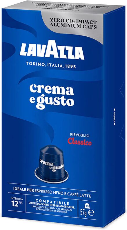 Lavazza Capsule Compatibili Nespresso Crema e Gusto, 10 Capsule