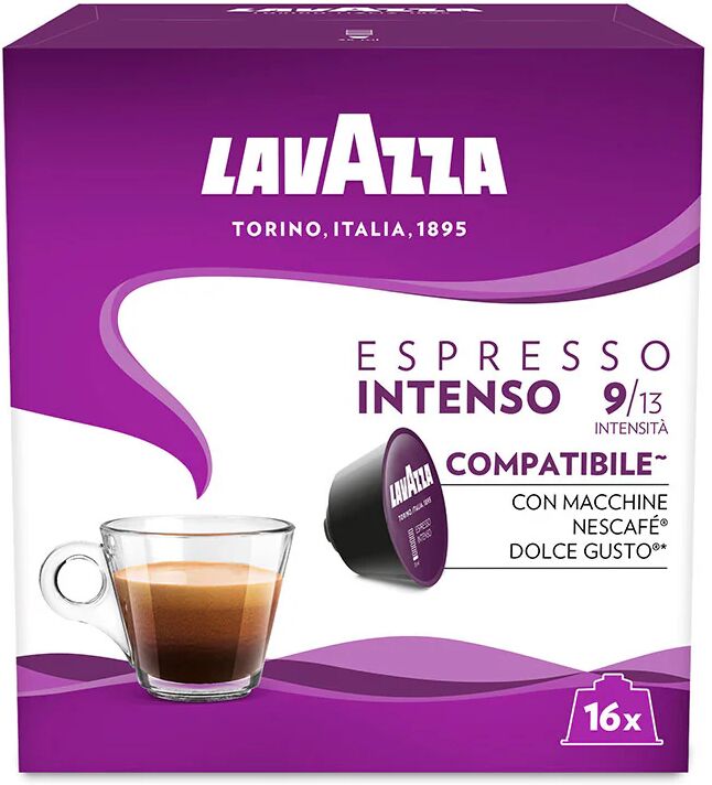 Lavazza Capsule Compatibili Dolce Gusto Espresso Intenso, 16 Capsule