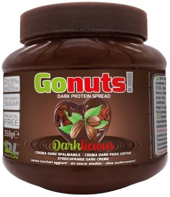 Daily life GoNuts Darklicius 350 gr Cioccolata Fondente spalmabile Go Nuts