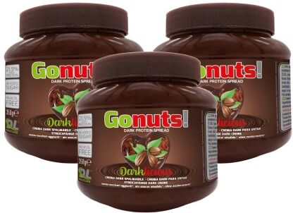 Daily life GoNuts Darklicius 3 X 350 gr Cioccolata Fondente spalmabile Go Nuts