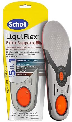 Scholl LiquiFlex Extra Supporto 35.5-40.5 Taglia S