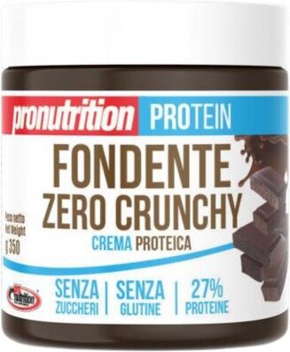 Pronutrition Nut Zero Fondente Zero Crunchy 350 g Crema spalmabile 25% Proteine