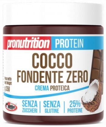 Pronutrition Fondente Zero Cocco 350 g Crema spalmabile 25% Proteine