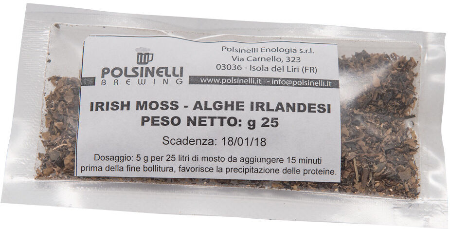 Polsinelli Irish Moss (Alghe irlandesi) 25 gr