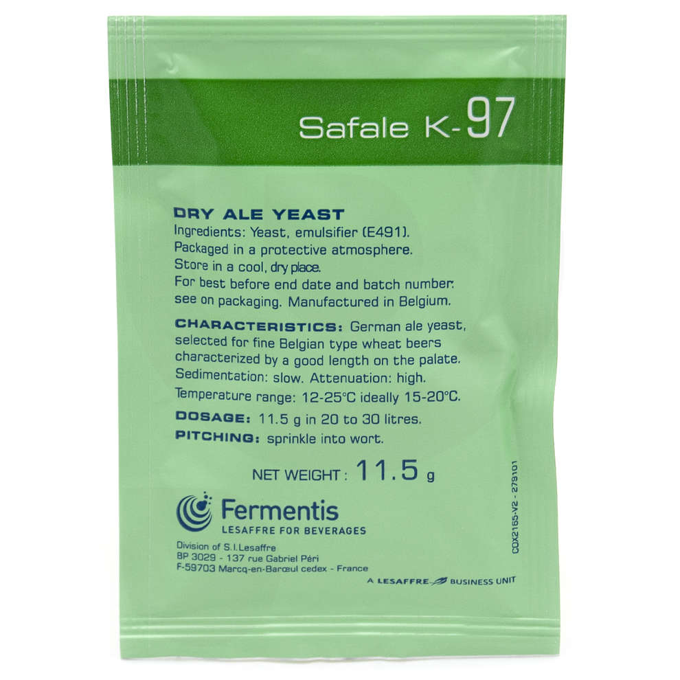 Polsinelli Lievito secco Fermentis Safale K-97 (11,5 g)