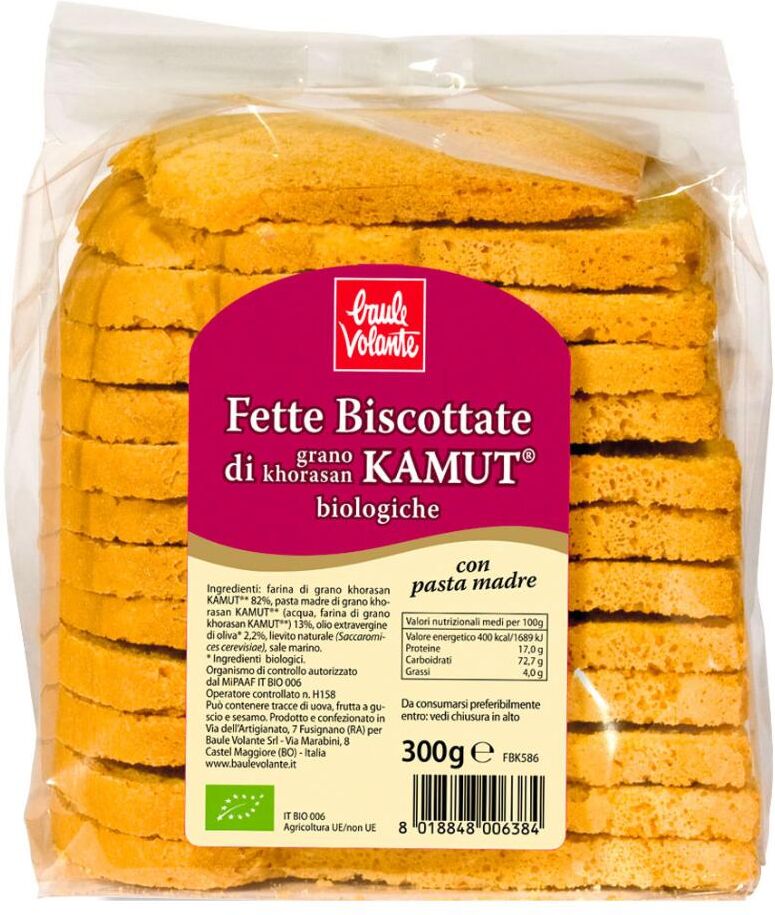 Biotobio Srl Fette Bisc Kamut 300g Baule