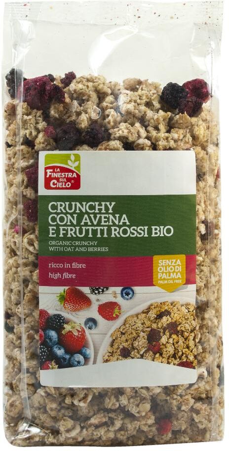 Biotobio Srl Crunchy Avena Frutti Rossi Bio