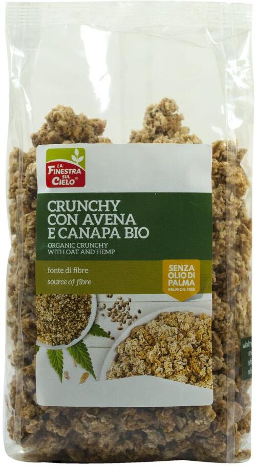 Biotobio Srl Crunchy Avena Canapa 375g Bio