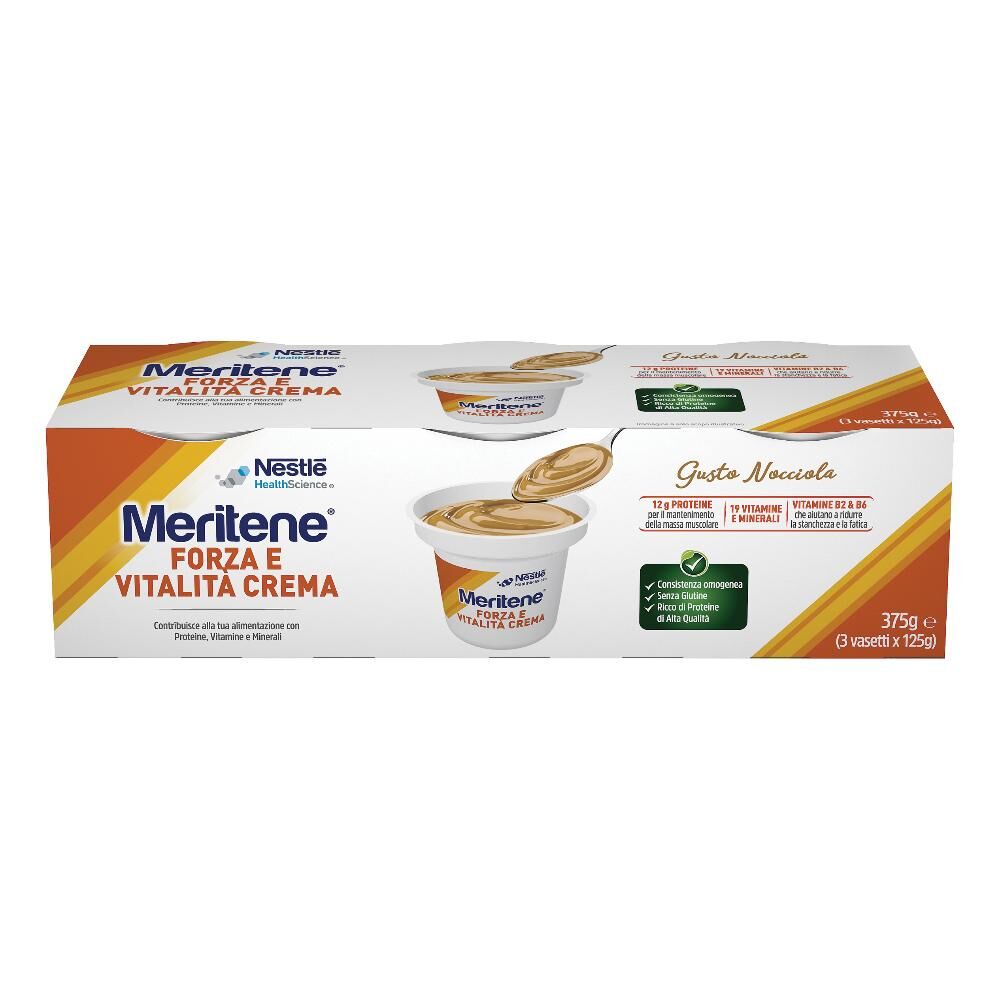 Nestle' It.Spa(Healthcare Nu.) Meritene Creme Nocciola 3x125g