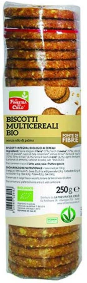 Biotobio Srl Biscotti Multicereali 250g