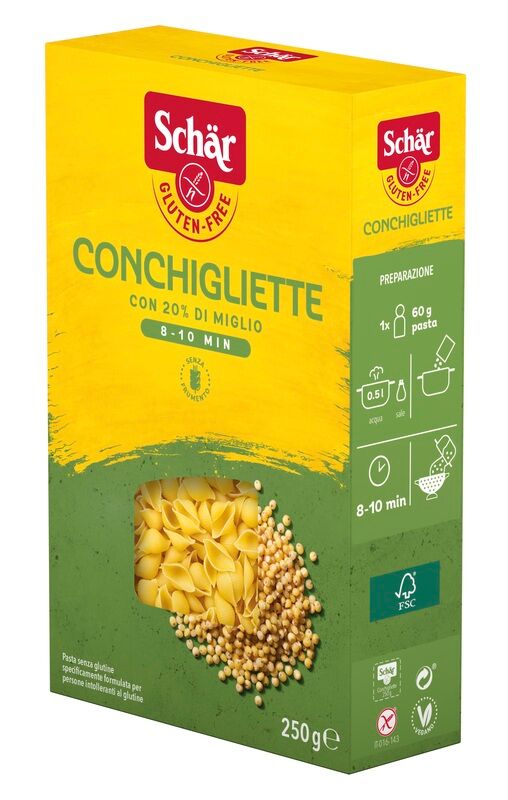 DR.SCHAR SpA SCHAR Pasta Conchigliette 250g