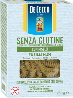 F.LLI DE CECCO SpA DE CECCO Fusilli/Piselli 250g