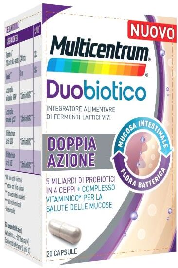 GLAXOSMITHKLINE C.HEALTH.SRL Multicentrum Duobiotico 20 Capsule