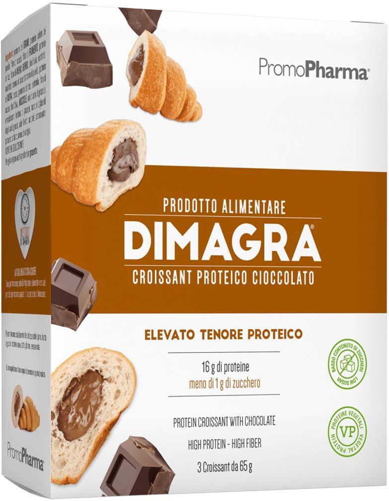 Promopharma Dimagra Croissant Proteico Cioccolato 195g