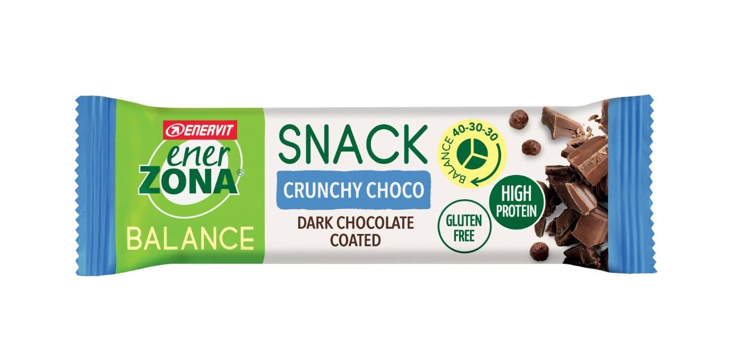 Enervit Enerzona Snack Crunchy Choco Barretta Proteica 33g