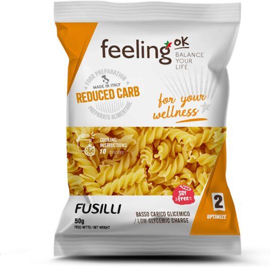 Feeling Ok Fusilli Optimize Pasta Monoporzione 50g