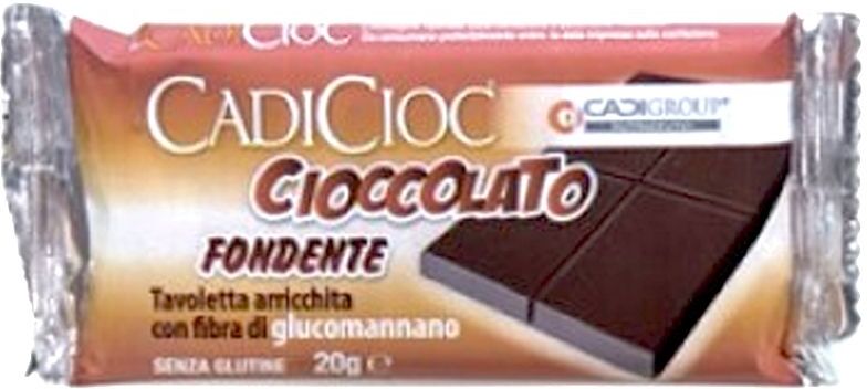 Cadiciocc Cadicioc Fondente Barretta Pasto Sostitutivo 20g