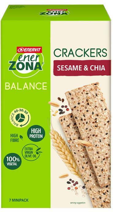 Enervit Enerzona Balance Crackers Sesamo & Chia 175g