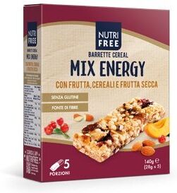 Nutrifree Barrette Cereal Mix Energy Senza Glutine 5 Porzioni