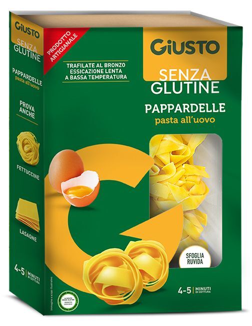 Farmafood Giusto Pappardelle Pasta All'uovo Senza Glutine 250g