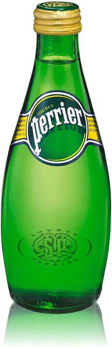 Laciviltadelbere Acqua Frizzante Perrier confezione da 24 bott. in vetro 33cl Perrier