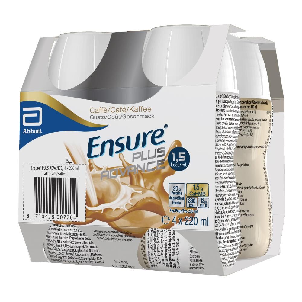 Abbott Ensure Plus Advance Caffè 4 x 220 ml