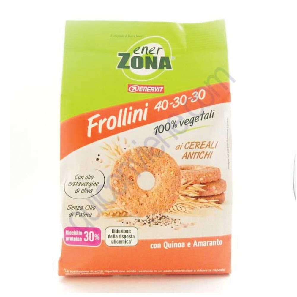 Enervit ENERZONA Frollini Frollini Vegetai ai Cereali Antichi 250 Grammi