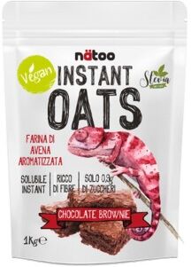 Natoo Instant Oats Farina d'avena Cioccolato Brownie 1kg