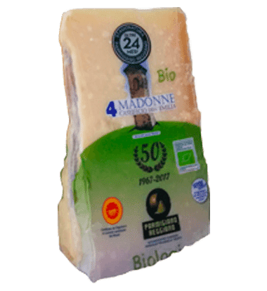 Parmigiano Reggiano Biologico 24 Mesi   1kg   4 Madonne Caseificio Dell’Emilia