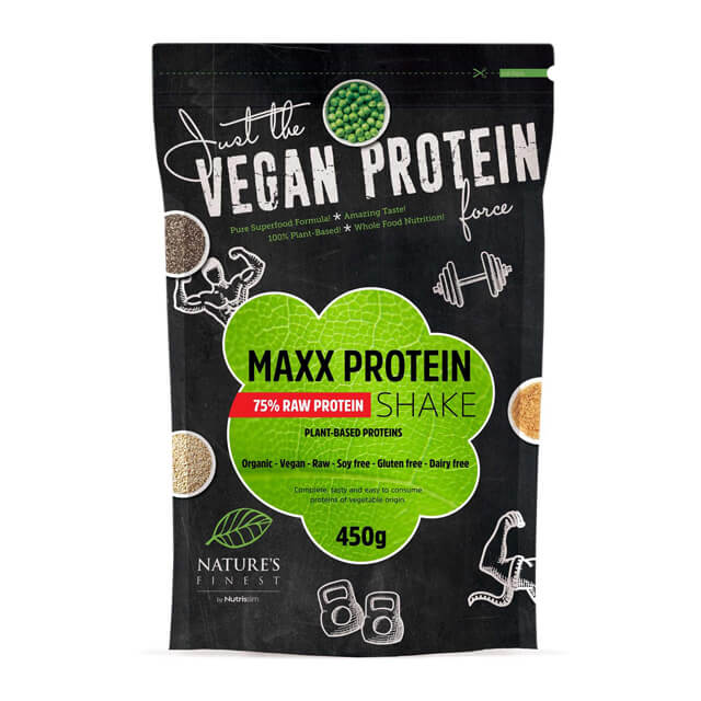 Natures Finest - Nutrisslim Maxx protein shake 75% (natural) - bio - 450g