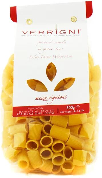 Pastificio Verrigni Pasta Verrigni Mezzi Rigatoni Gr 500