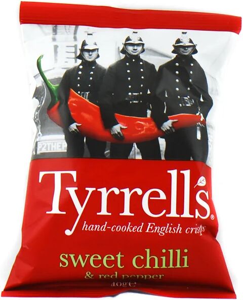 Tyrrell's Patatine Sweet Chilli E Red Pepper Gr 40