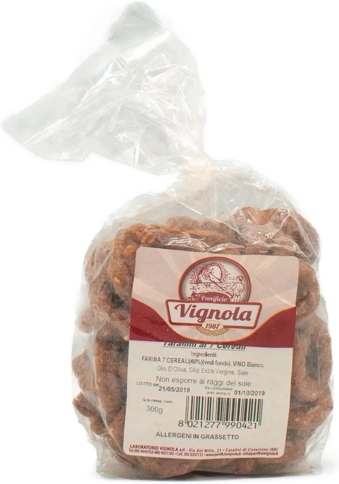 Vignola Taralli Ai 7 Cereali 300gr