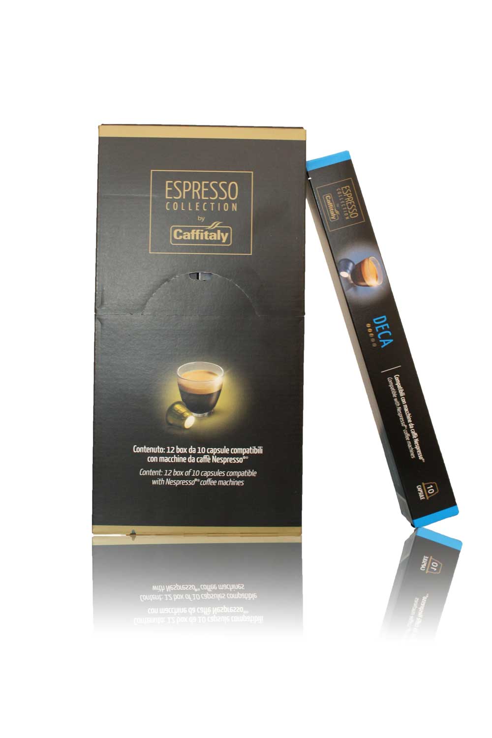 Caffitaly Confezioni 120 capsule Collection Deca compatibili con Nespresso