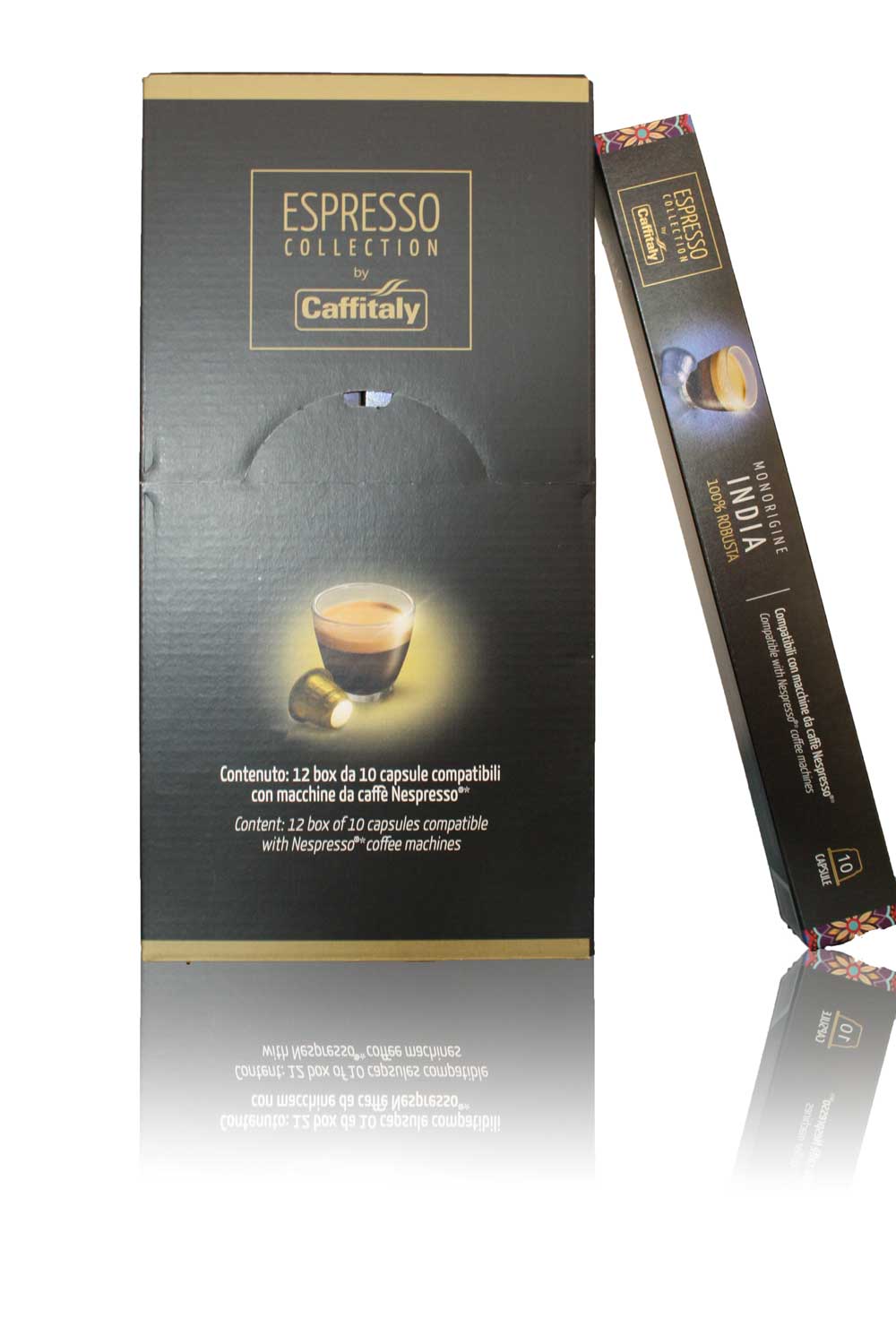 Caffitaly Confezioni 120 capsule Collection India compatibili con Nespresso