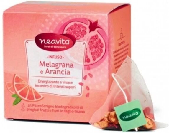 neavita Te e tisane FiltroScrigno Melagrana e Arancia