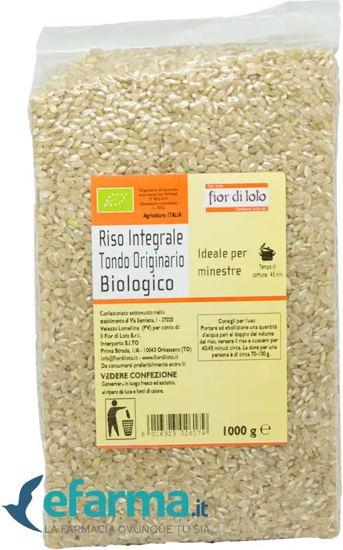 Fior Di Loto Riso Integrale Tondo Biologico 1 kg