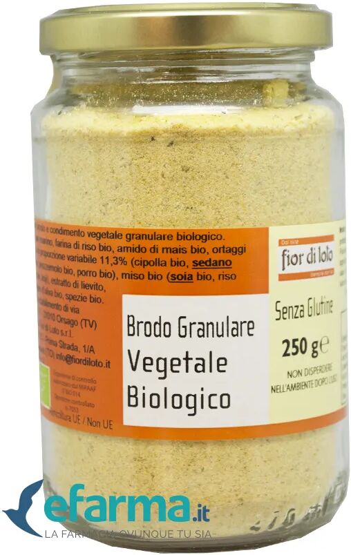 OXXIGENA Fior Di Loto Brodo Granulare Vegetale In Polvere Biologico 250 g