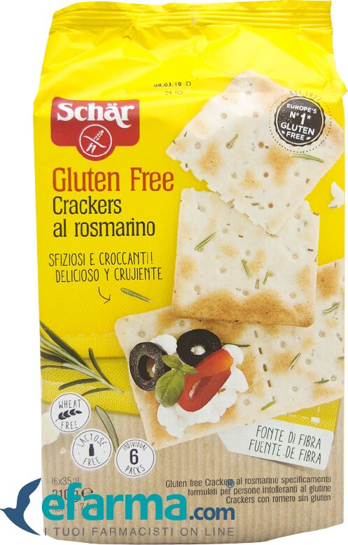 Schar Crackers al Rosmarino Senza Glutine 210 g