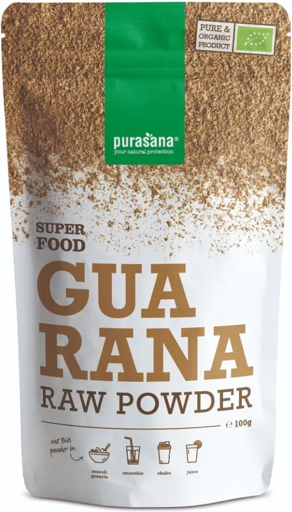 Purasana Vegan Polvere di Guaranà Bio 100g