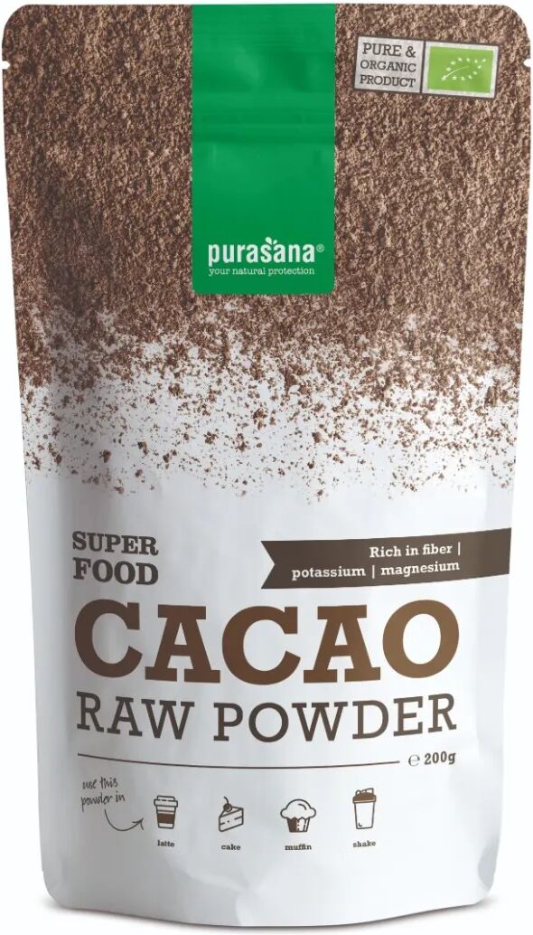 Purasana Vegan Cacao in Polvere Bio 200 g