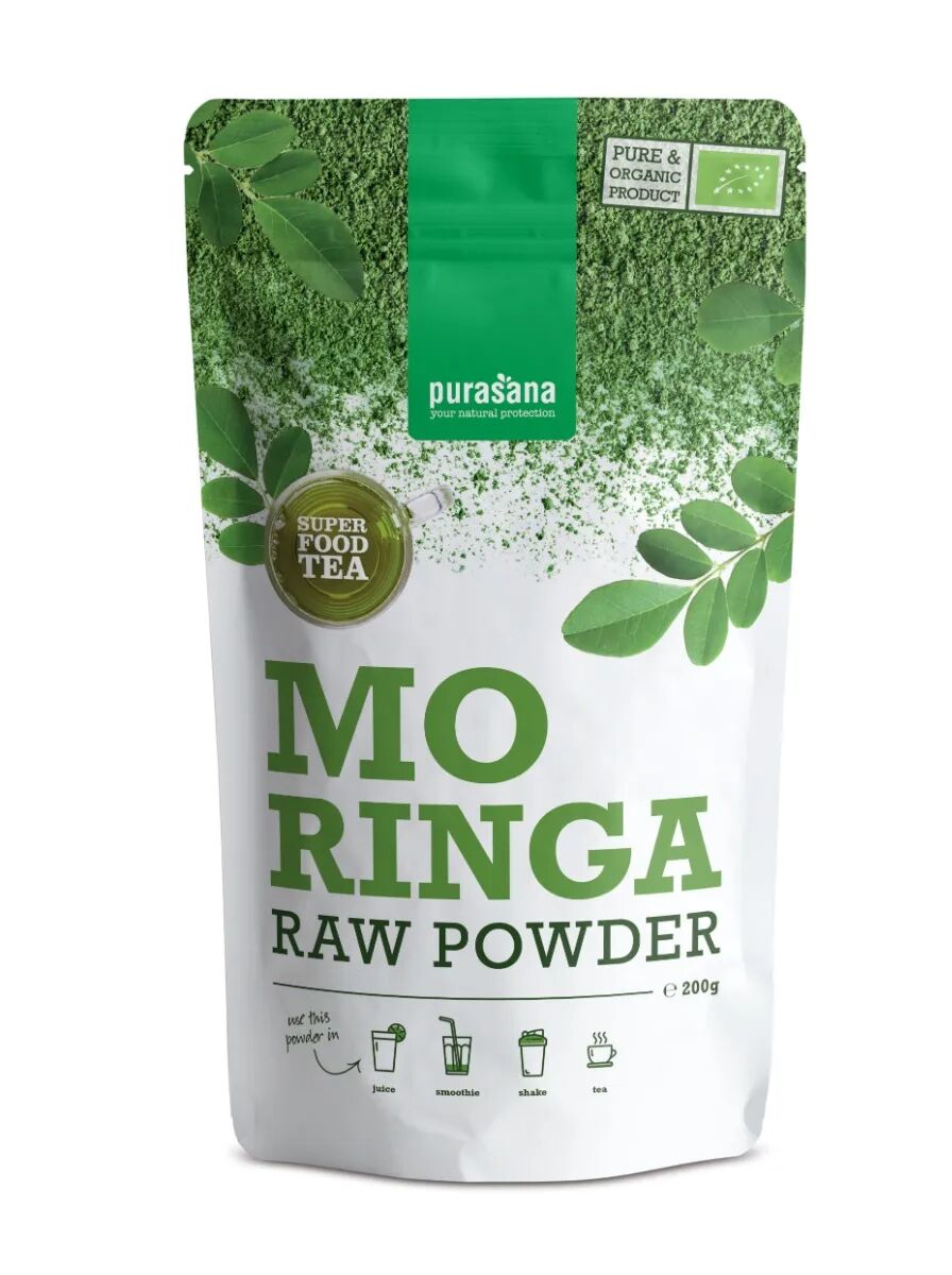 Purasana Vegan Tè Moringa in Polvere Bio 200 g